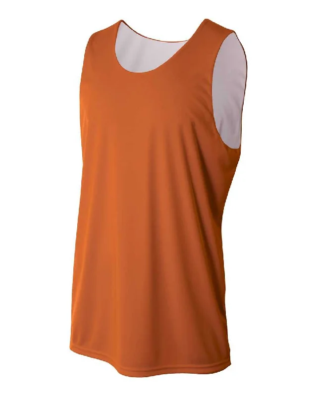 A4 NB2375 Youth Reversible Jump Jersey - Orange White