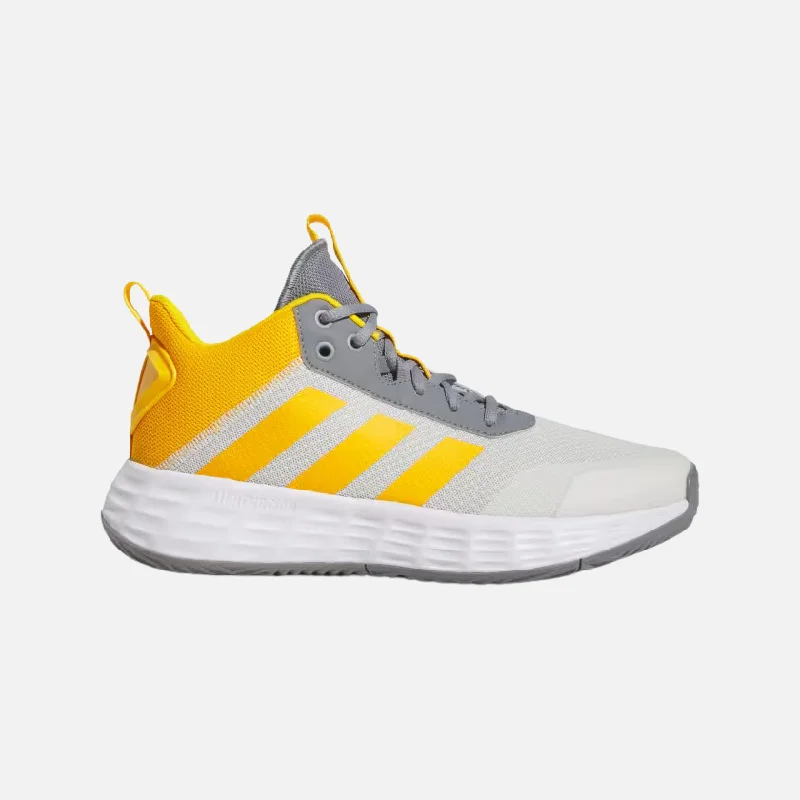 Adidas Own the game Men's Basketball Shoes -Orbit Grey S20/Crew Yellow S21/Grey Three