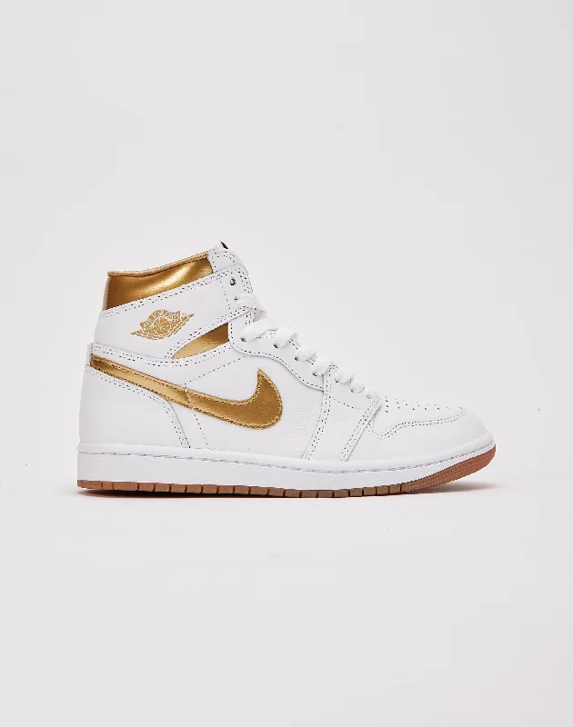 Jordan Air Jordan 1 Retro High OG 'White and Gold'