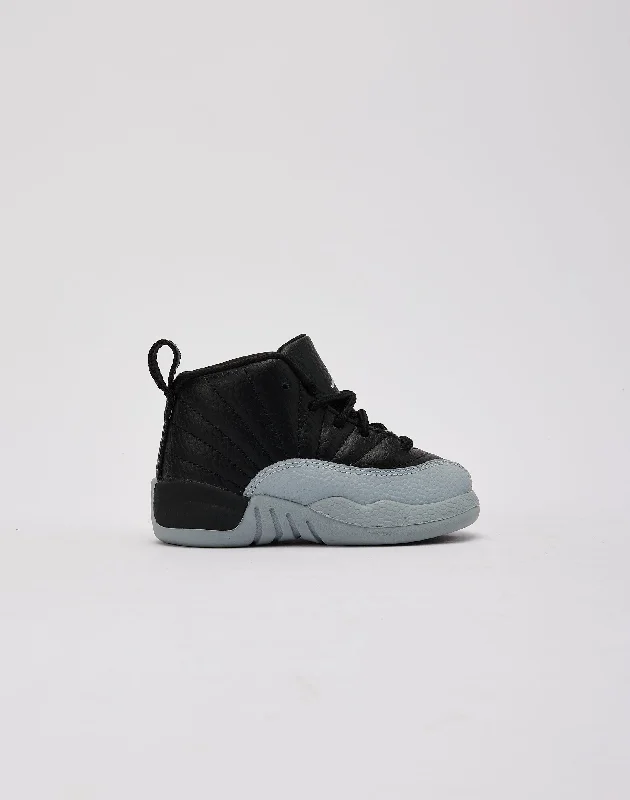 Jordan Air Jordan 12 Retro 'Black Wolf Grey' Toddler