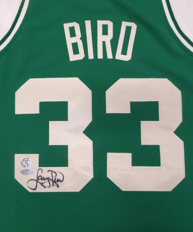 Boston Celtics Larry Bird Autographed Green 1985-86 Mitchell & Ness Jersey Size 40 Steiner Holo SKU #213988