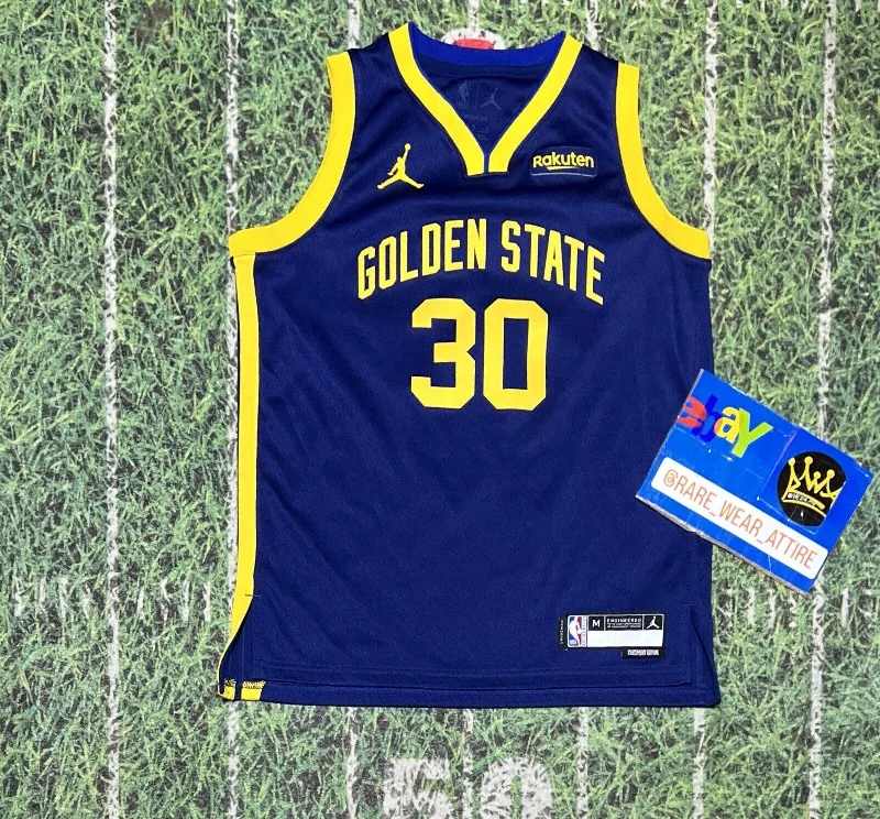 Golden State Warriors Basketball Statement Edition Jersey Stephen Curry Sz M Nba