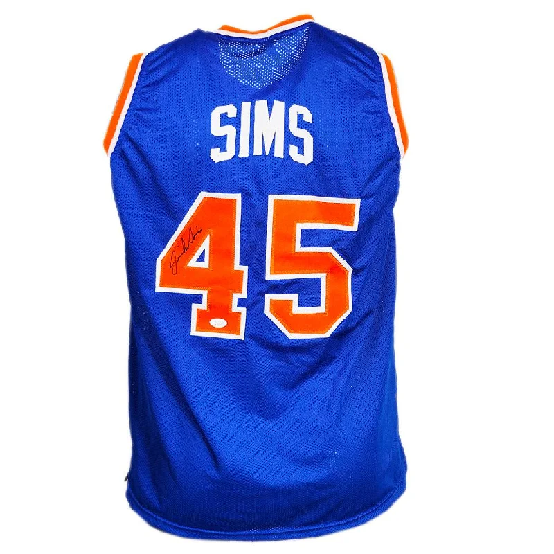 Jericho Sims Signed New York Blue Basketball Jersey (JSA)