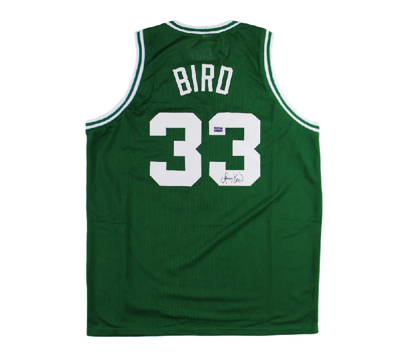 Larry Bird Signed Boston Custom Green Jersey