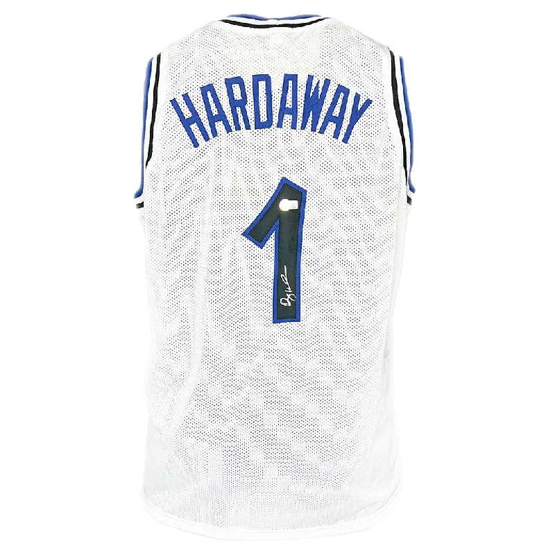 Anfernee Penny Hardaway Signed Orlando White Basketball Jersey (Beckett)