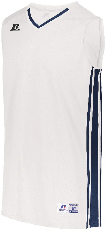 White/Navy