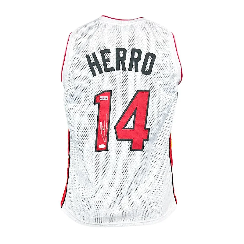 Tyler Herro Signed Miami White Basketball Jersey (JSA)