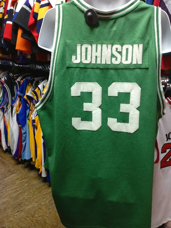 Vtg'76-'79#33 M JOHNSON Michigan State NCAA Hardwood Legends Jersey4XL