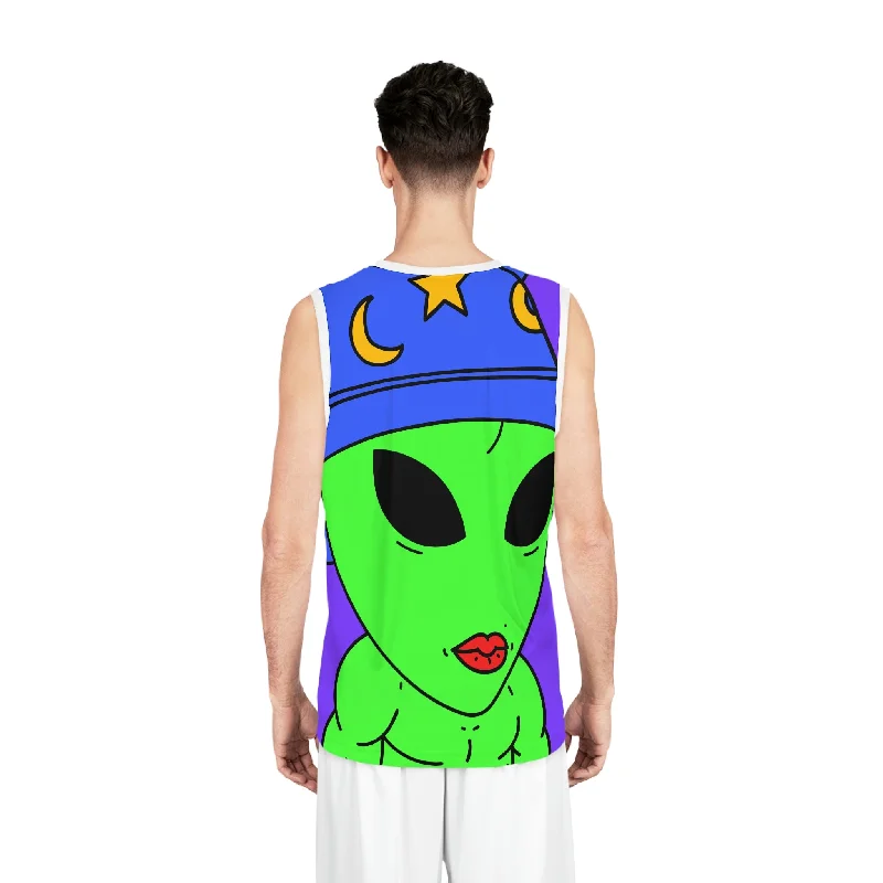 Witch Wizard Magic Alien Basketball Jersey