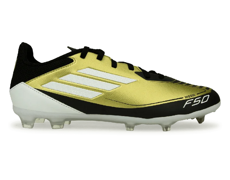 adidas Kids F50 League Messi FG/MG Gold/Black/White