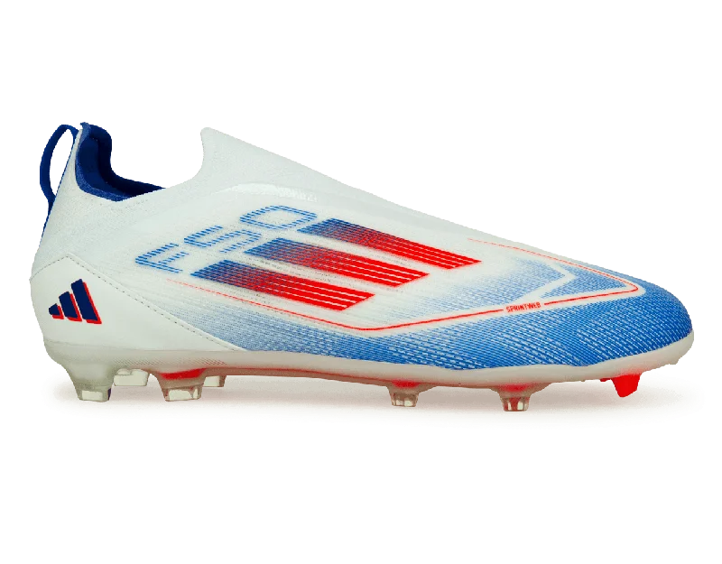 adidas Kids F50 Pro LL FG White/Lucid Blue