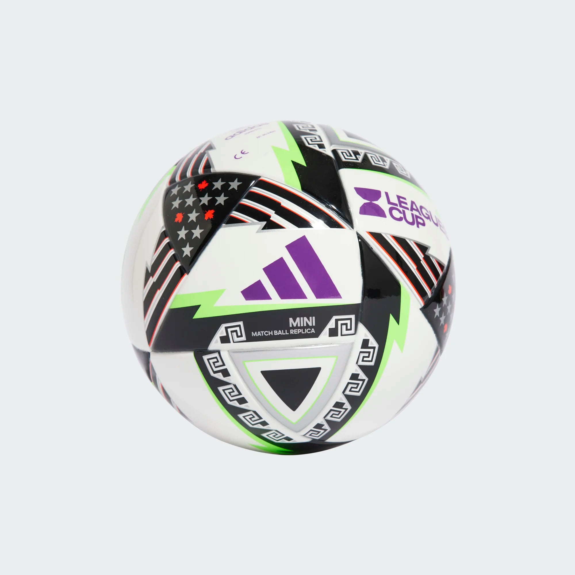 Adidas League Cup League Mini Ball [White/Purple/Green]