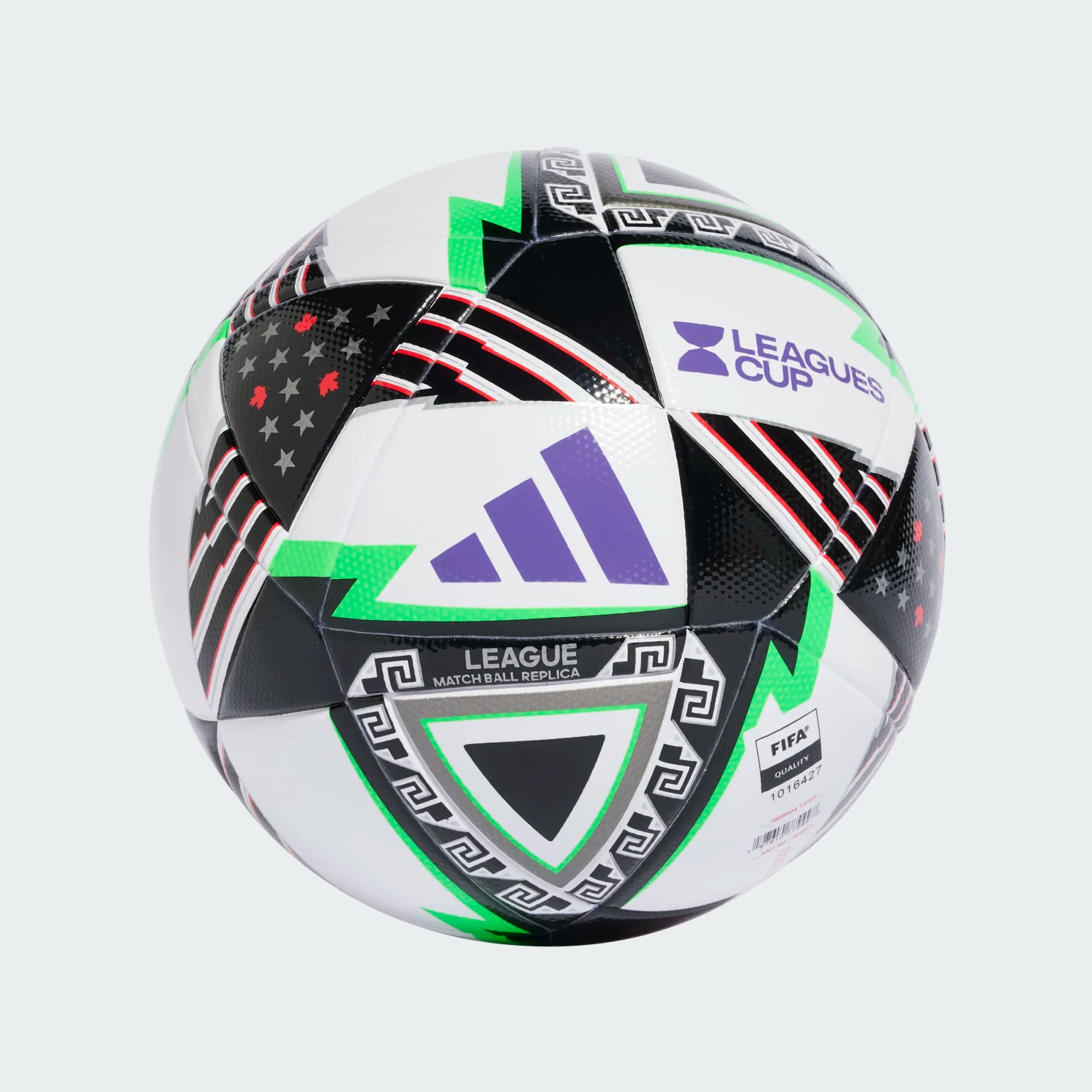 Adidas Leagues Cup League Ball [White/Purple/Green]