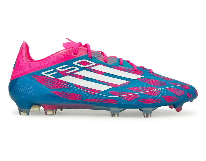 adidas Men's F50 Elite FG Blue/White/Pink