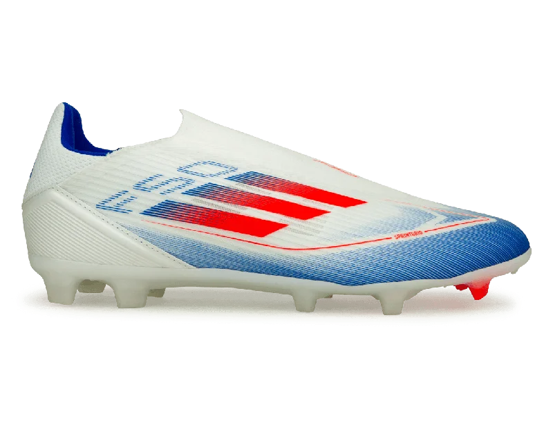 adidas Men's F50 League LL FG/MG White/Lucid Blue