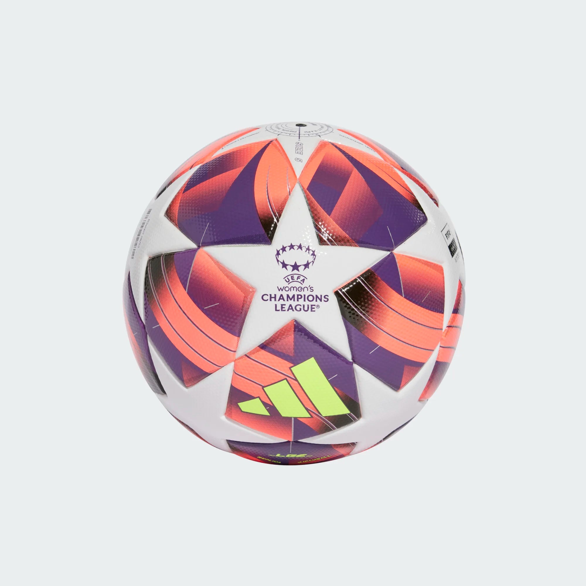 Adidas Women's Champions League League Ball [White/Purple/Pink/Orange]