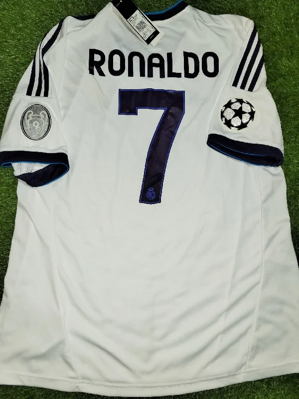 Cristiano Ronaldo Real Madrid 2012 2013 UEFA Home Soccer Jersey Shirt BNWT XL SKU# W41768