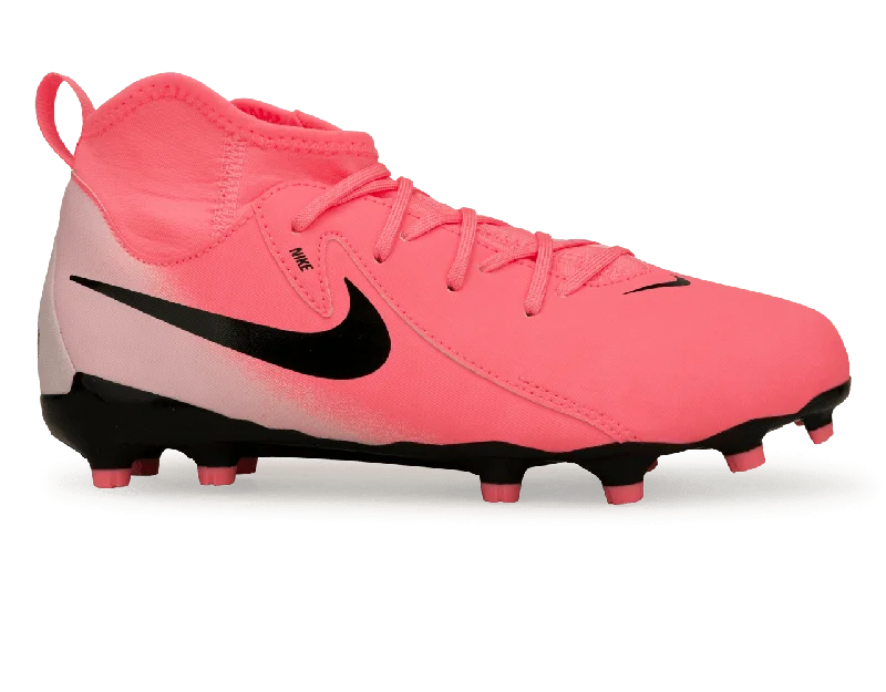 Nike Kids Phantom Luna II Academy FG/MG Sunset Pulse/Black