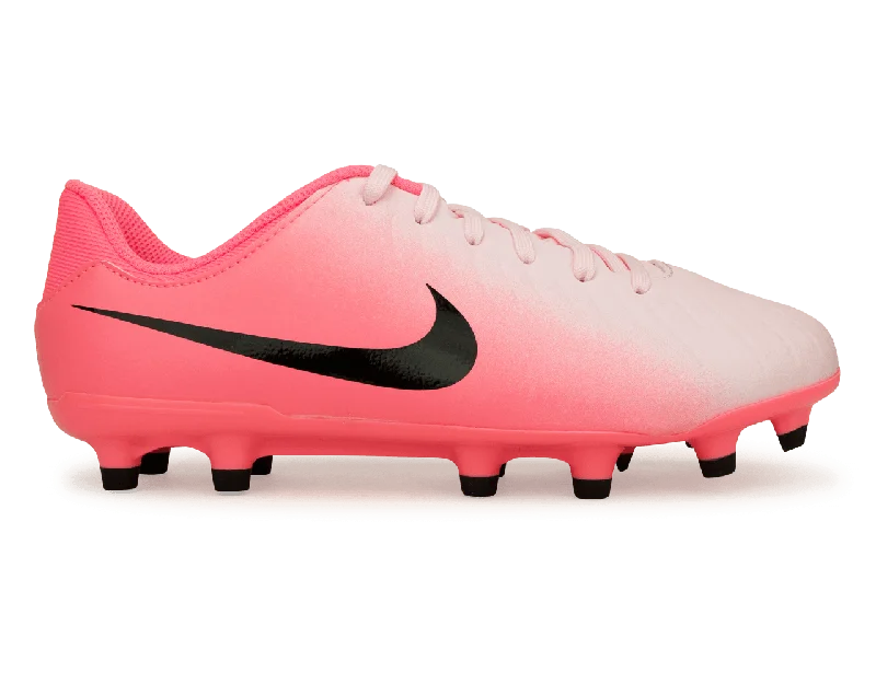 Nike Kids Tiempo Legend 10 Academy FG/MG Pink Foam/Black