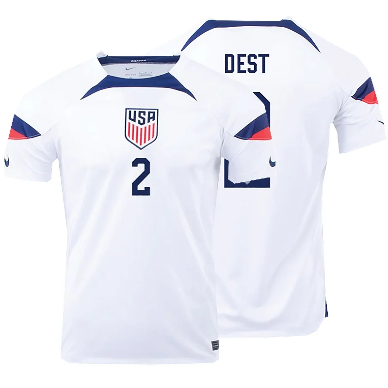 Nike Men's USA 2022/23 Home Jersey w/ Dest #2 Printing