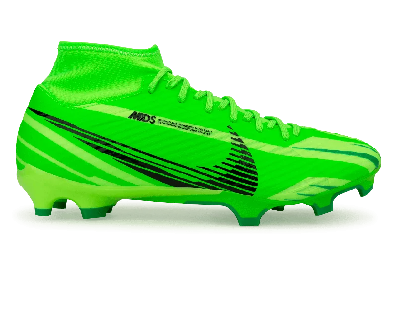 Nike Men's Zoom Mercurial Superfly 9 Academy MDS FG/MG Green Strike/Black