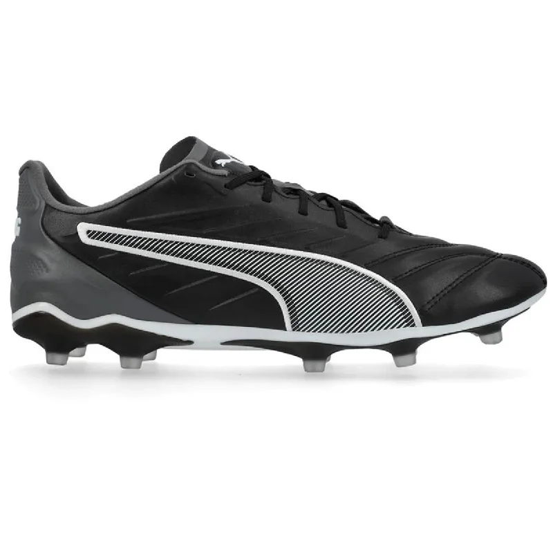 Puma King Pro FG/AG Football Boots - Adult - Black/White/Grey