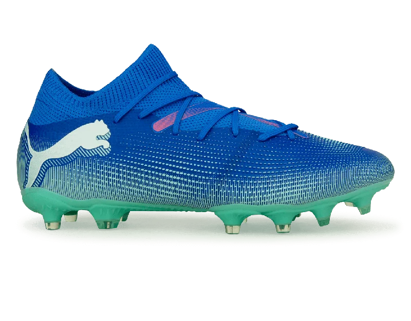 PUMA Men's Future 7 Match FG/AG Bluemazing/White