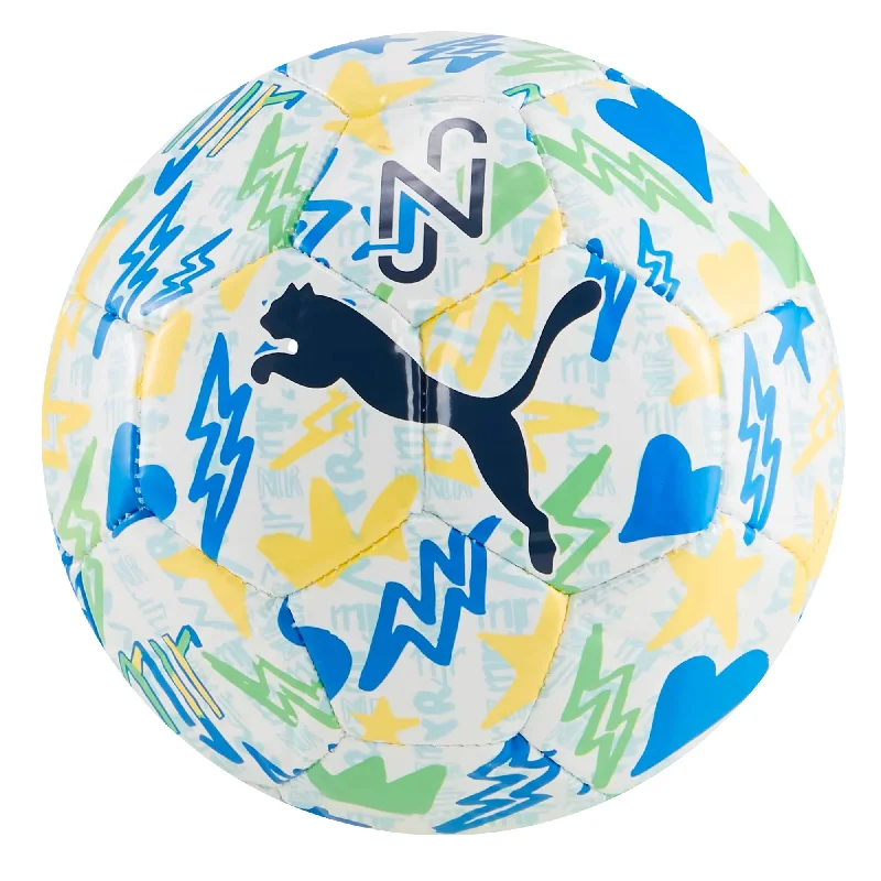 PUMA Neymar Graphic MiniBall White/Blue/Lemon