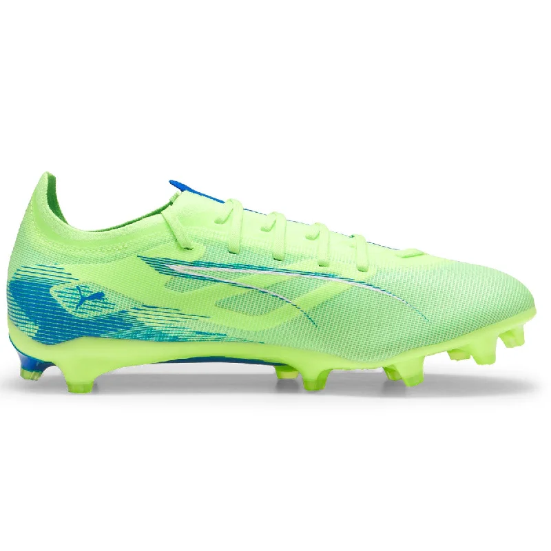 Puma Ultra 5 Match FG/AG Football Boots - Adult - Fizzy Apple/White/Blue