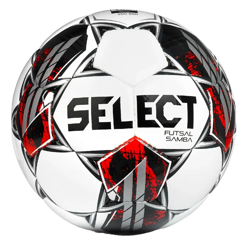 Select Samba Futsal Ball White/Red/Black