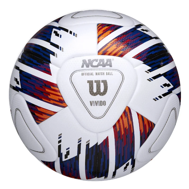 Wilson NCAA Vivido Official Match Ball White/Purple