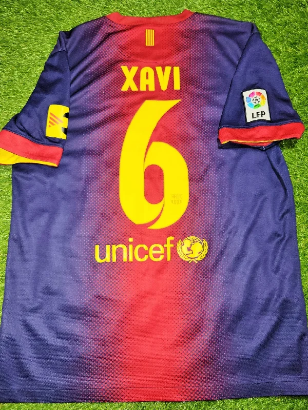 Xavi Barcelona 2012 2013 Soccer Jersey Shirt M SKU# 478323-410