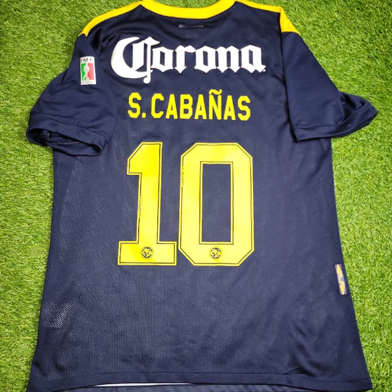 Cabanas America Aguilas 2009 - 2010 Away Soccer Jersey L SKU# 365997-451