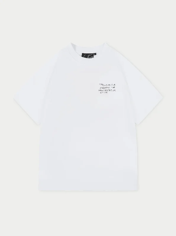 CREATIVE TOUR RELAXED T-SHIRT - WHITE