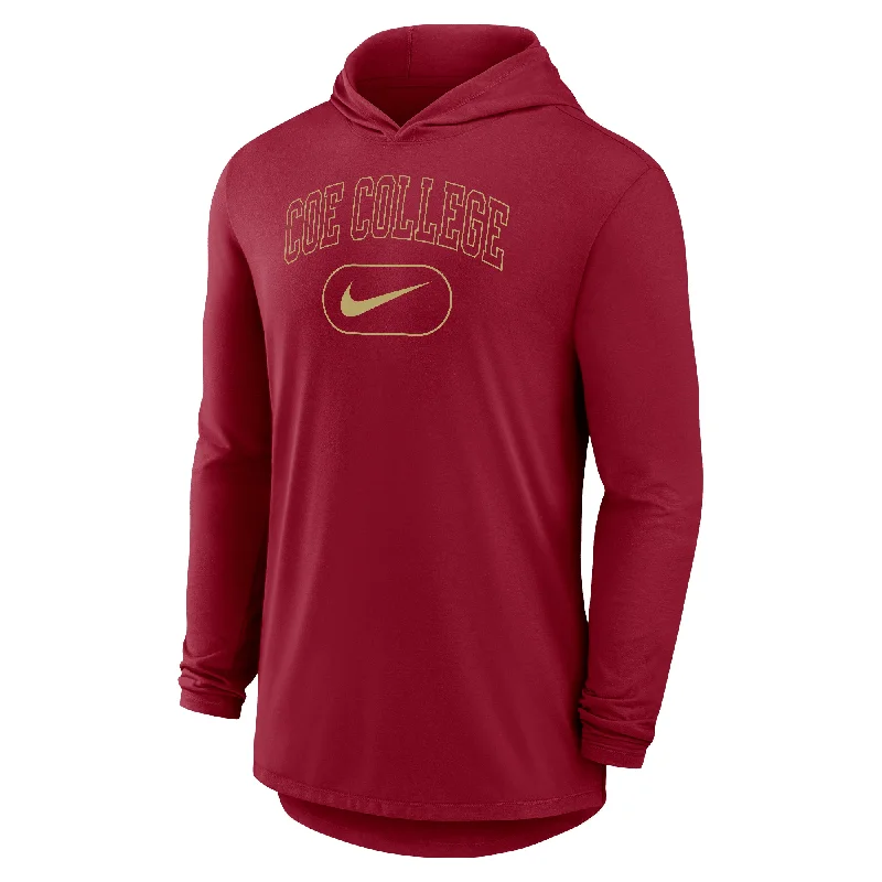 NIKE DRI FIT LS HOOIDE TEE