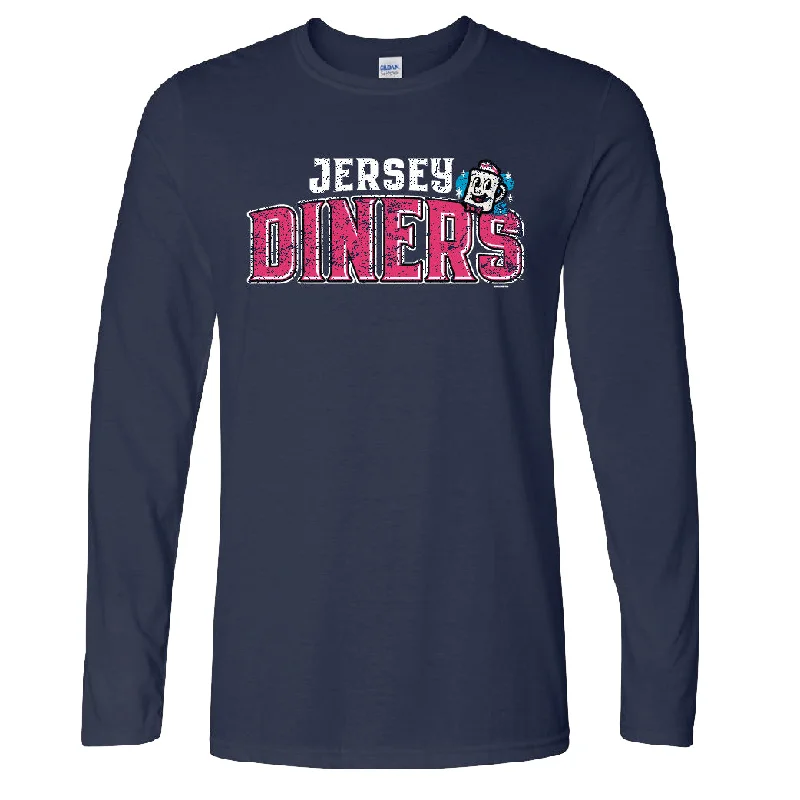 Somerset Patriots Adult Jersey Diners Soft Style Long Sleeve T-shirt